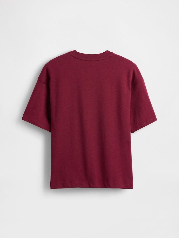 Gap Burgundy Red Star Wars Graphic Crew Neck Short Sleeve T-Shirt (4-13yrs) (4-13yrs) - Image 2 of 3 Gap Burgundy Red Star Wars Graphic Crew Neck Short Sleeve T-Shirt (4-13yrs) (4-13yrs) - Image 2 of 3