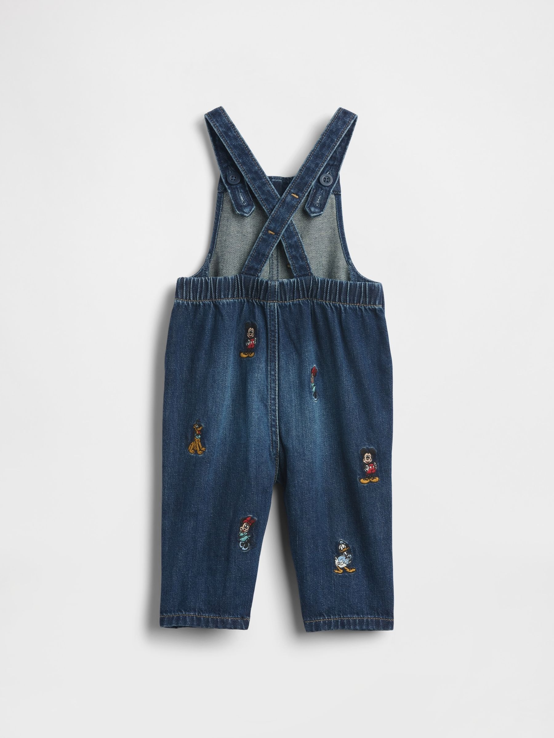 Buy Gap Blue Mickey & Friends Disney Denim Dungarees (Newborn