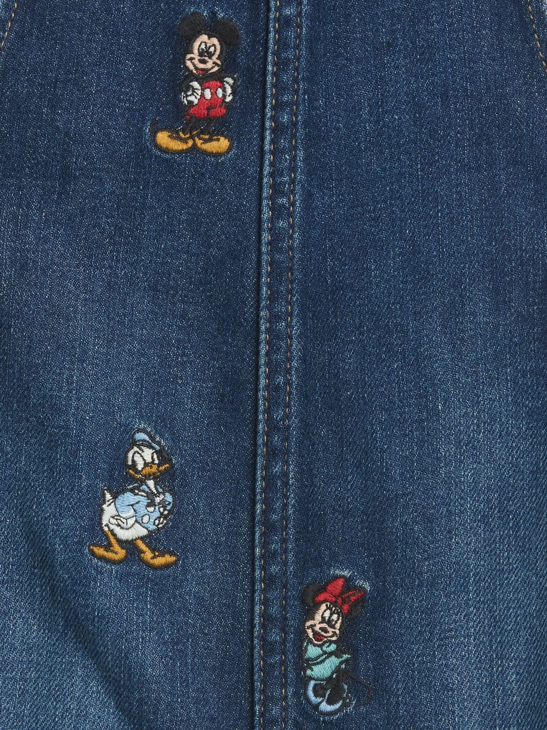 Buy Gap Blue Mickey & Friends Disney Denim Dungarees (Newborn