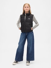 Gap Black Cold Control Relaxed Puffer Vest (4-13yrs) (4-13yrs) - Image 3 of 5