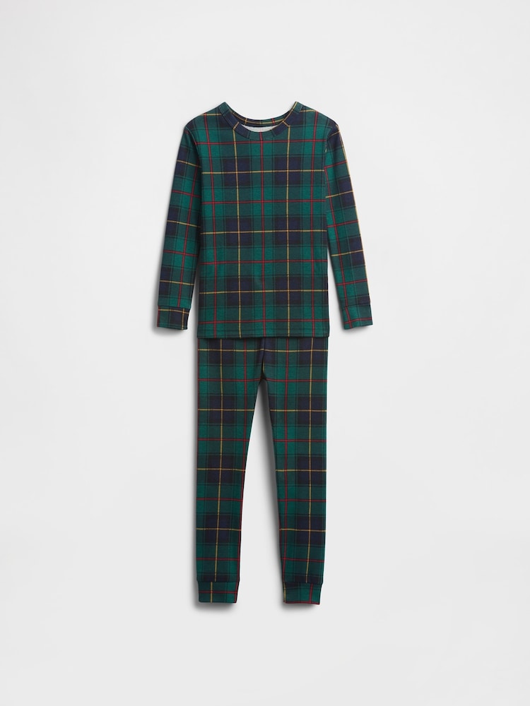 Gap Green Plaid Matching Family Christmas Pyjamas (6mths-5yrs) - Image 2 of 4