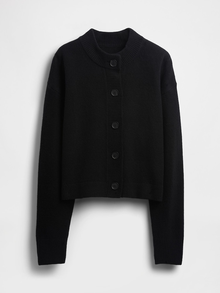Gap Black CashSoft Oversized Chunky Cardigan - Image 1 of 2