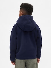 Gap Blue VintageSoft Logo Zip Hoodie (4-13yrs) (4-13yrs) - Image 2 of 5
