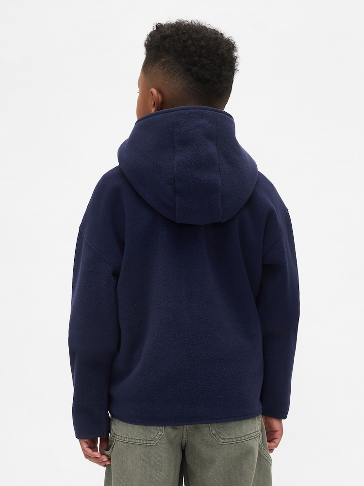 Gap Blue VintageSoft Logo Zip Hoodie (4-13yrs) (4-13yrs) - Image 2 of 5