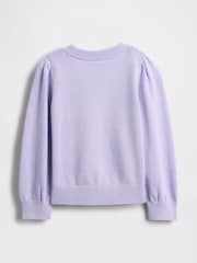 Gap Purple Puff-Sleeve Jumper (6mths-5yrs) (6mths-5yrs) - Image 2 of 2