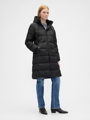 Gap Black ColdControl Relaxed Midi Puffer Coat - Image 1 of 4