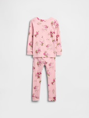 Gap Pink Brushed Cotton Pyjama Set (6mths-5yrs) (6mths-5yrs) - Image 2 of 2