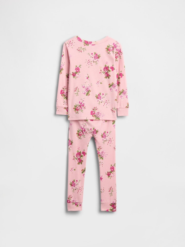 Gap Pink Brushed Cotton Pyjama Set (6mths-5yrs) (6mths-5yrs) - Image 2 of 2 Gap Pink Brushed Cotton Pyjama Set (6mths-5yrs) (6mths-5yrs) - Image 2 of 2