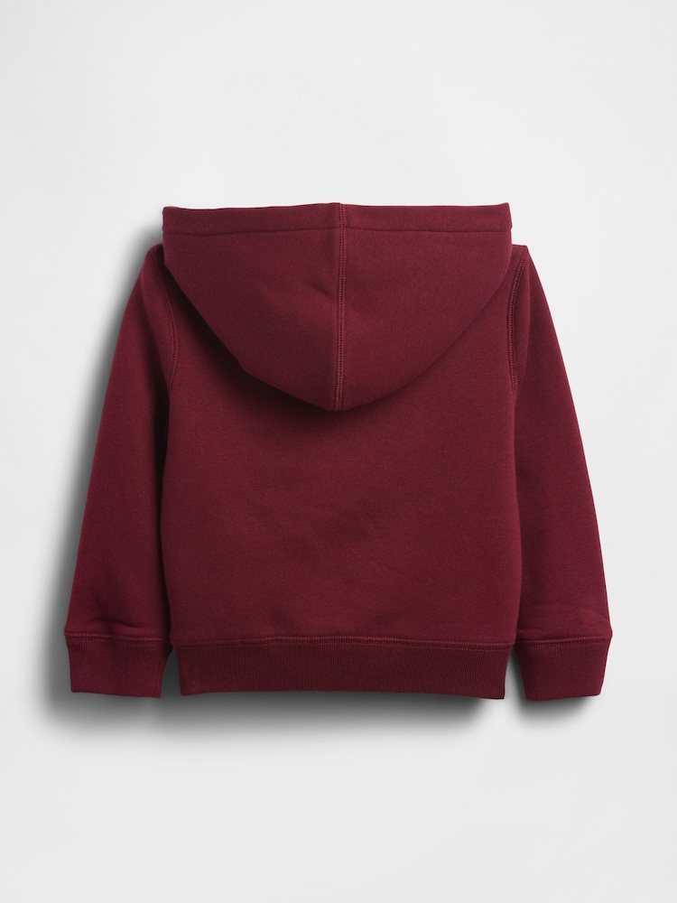 Gap Logo Sherpa Zip Up Hoodie (6mths-5yrs) (6mths-5yrs) - Bild 2 von 3