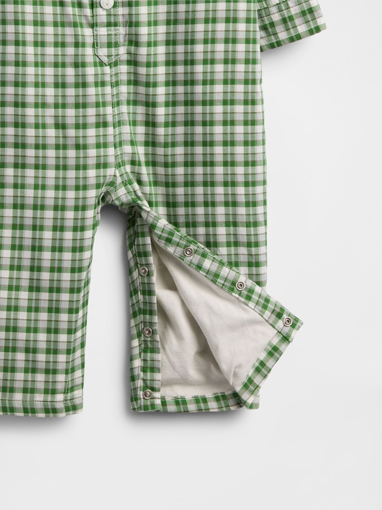 Gap Flannel Sleepsuit One-Piece (Newborn-24mths) (0-24mths) - Bild 3 von 3
