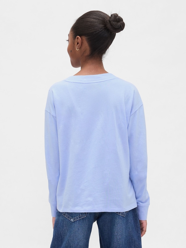 Gap Blue Disney Oversized Graphic T-Shirt (4-13yrs) (4-13yrs) - Image 2 of 4