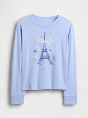 Gap Blue Disney Oversized Graphic T-Shirt (4-13yrs) (4-13yrs) - Image 3 of 4