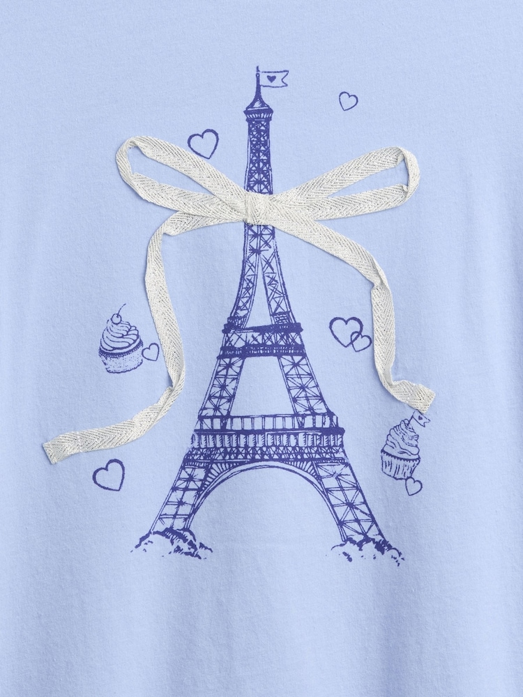 Gap Blue Disney Oversized Graphic T-Shirt (4-13yrs) (4-13yrs) - Image 4 of 4