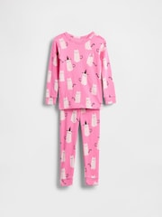 Gato rosa - Gap Brushed Cotton Halloween Pyjamas Set (6mths-5yrs) (6mths-5yrs) - Imagen 1 de 2