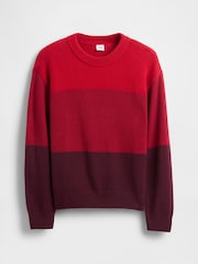 Gap Red CashSoft Relaxed Crew Neck Sweatshirt (4-13yrs) - Image 4 of 5