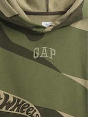 Gap Green Hot Wheels Relaxed Logo Hoodie (4-13yrs) (4-13yrs) - Image 3 of 3