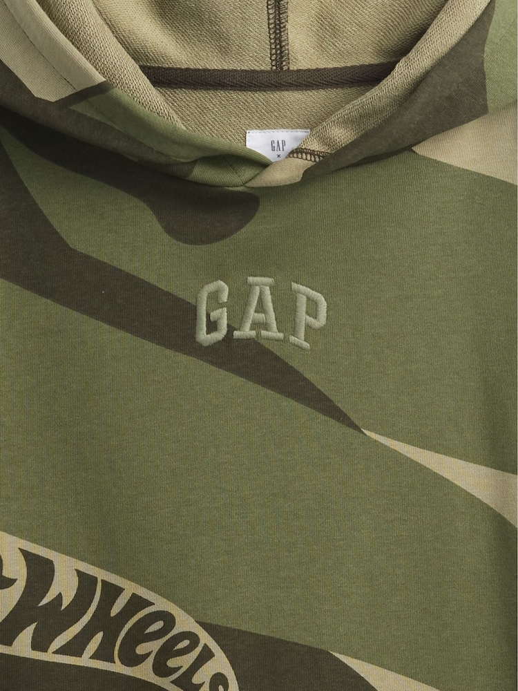 Gap Green Hot Wheels Relaxed Logo Hoodie (4-13yrs) (4-13yrs) - Image 3 of 3