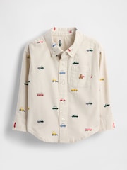 Gap Cream Oversized Oxford Shirt (6mths-5yrs) (6mths-5yrs) - Image 1 of 2