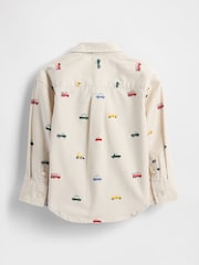 Gap Cream Oversized Oxford Shirt (6mths-5yrs) (6mths-5yrs) - Image 2 of 2