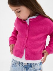 Gap Pink Soft Touch Cardigan (6mths-5yrs) (6mths-5yrs) - Image 3 of 4