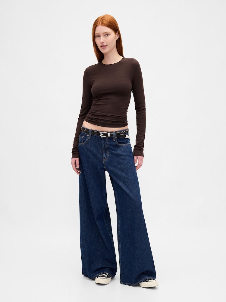 Gap Dark Brown Close Knit Jersey T-Shirt - Image 3 of 3