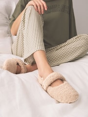 Neutral Borg Ballet Slippers - Image 2 of 9