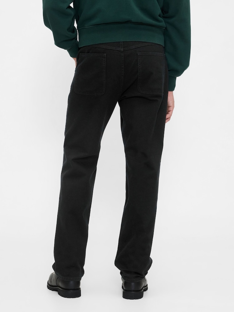 Gap Black Relaxed Utility Chinos - Image 2 of 5
