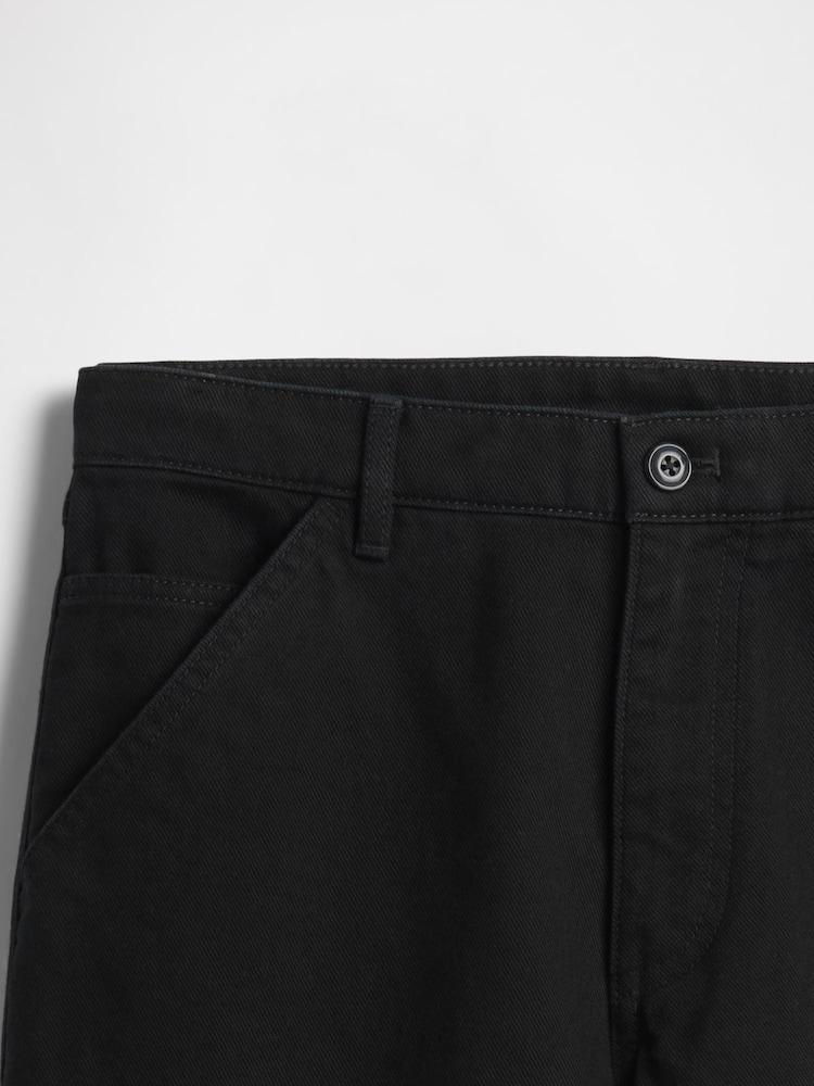 Gap Black Relaxed Utility Chinos - Image 5 of 5