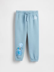Gap Blue Lilo and Stich Relaxed Logo Pull On Joggers (6mths-5yrs) (6mths-5yrs) - Image 1 of 3