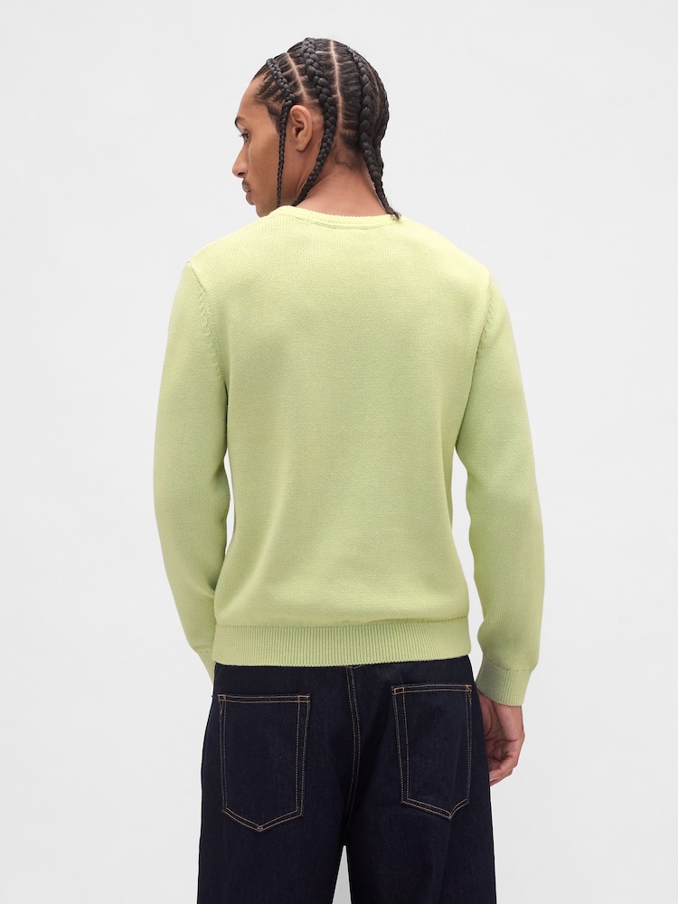 Gap Green Classic Crew Neck Jumper - Image 2 of 4