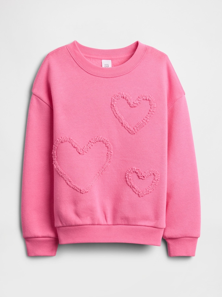 Gap Pink Oversized Graphic Sweatshirt (6mths-5yrs) (6mths-5yrs) - Image 1 of 3