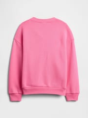 Gap Pink Oversized Graphic Sweatshirt (6mths-5yrs) (6mths-5yrs) - Image 2 of 3
