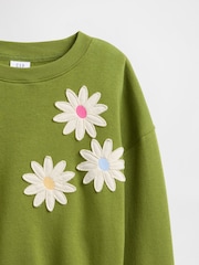 Gap Green Oversized Graphic Sweatshirt (4-13yrs) (4-13yrs) - Image 3 of 3