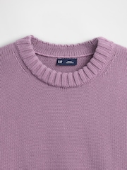 Gap Purple Cotton Oversized Jumper - Image 4 of 4