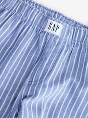 Gap Blue Stripe Flannel Pyjama Trousers (6-13yrs) (6-13yrs) - Image 7 of 9