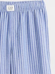 Gap Blue Stripe Flannel Pyjama Trousers (6-13yrs) (6-13yrs) - Image 8 of 9