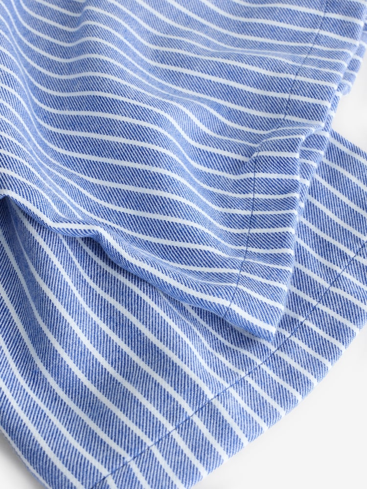 Gap Blue Stripe Flannel Pyjama Trousers (6-13yrs) (6-13yrs) - Image 9 of 9