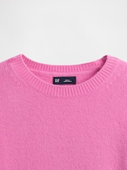 Gap Pink Soft Touch Crew Neck Jumper - Image 4 of 4