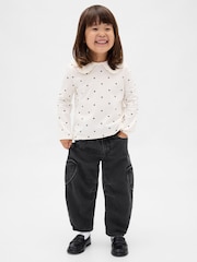 Gap Black Heart Pocket Horseshoe Jeans (6mths-5yrs) (6mths-5yrs) - Image 1 of 3