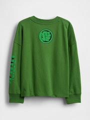 Gap Green Marvel Graphic T-Shirt (6mths-5yrs) (6mths-5yrs) - Image 2 of 2