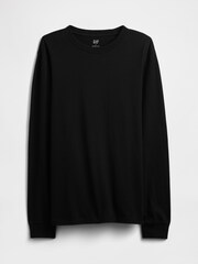 Gap Black Long Sleeve Everyday T-Shirt - Image 4 of 5