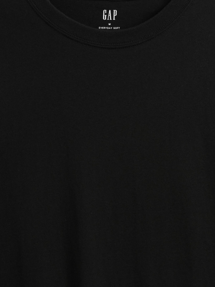 Gap Black Long Sleeve Everyday T-Shirt - Image 5 of 5