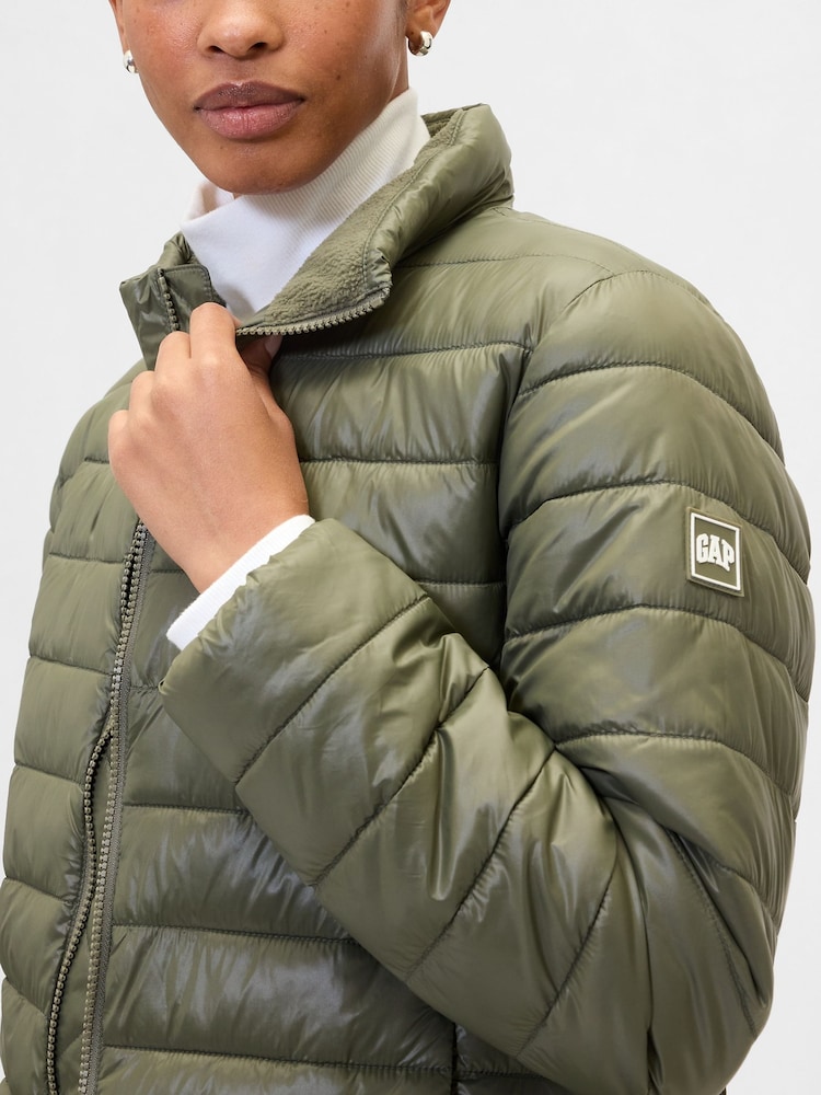 Gap Green ColdControl Puffer Jacket - Image 4 of 4