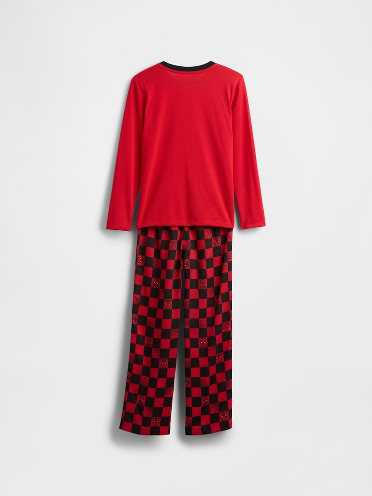 Gap Red Marvel Spider-Man Pyjamas Set (6-13yrs) (6-13yrs) - Image 2 of 3 Gap Red Marvel Spider-Man Pyjamas Set (6-13yrs) (6-13yrs) - Image 2 of 3