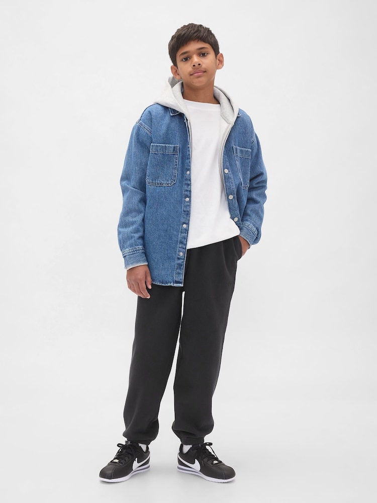 Gap Black VintageSoft Baggy Joggers (4-13yrs) (4-13yrs) - Image 2 of 4