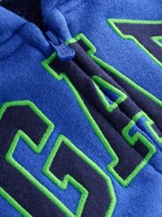 Gap Blue Logo Sherpa Zip Hoodie (6mths-5yrs) (6mths-5yrs) - Image 5 of 6
