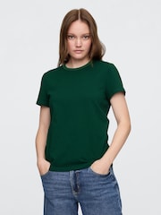 Gap Green Favourite Crew Neck Short Sleeve T-Shirt - Image 1 of 5