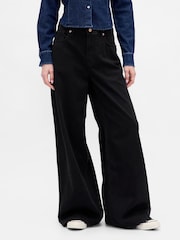 Gap Blue Low Slung UltraSoft Extra Baggy Jeans - Image 1 of 4