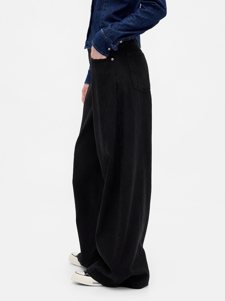 Gap Blue Low Slung UltraSoft Extra Baggy Jeans - Image 4 of 4