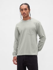 Gap Green Heavyweight Relaxed T-Shirt - Image 1 of 4